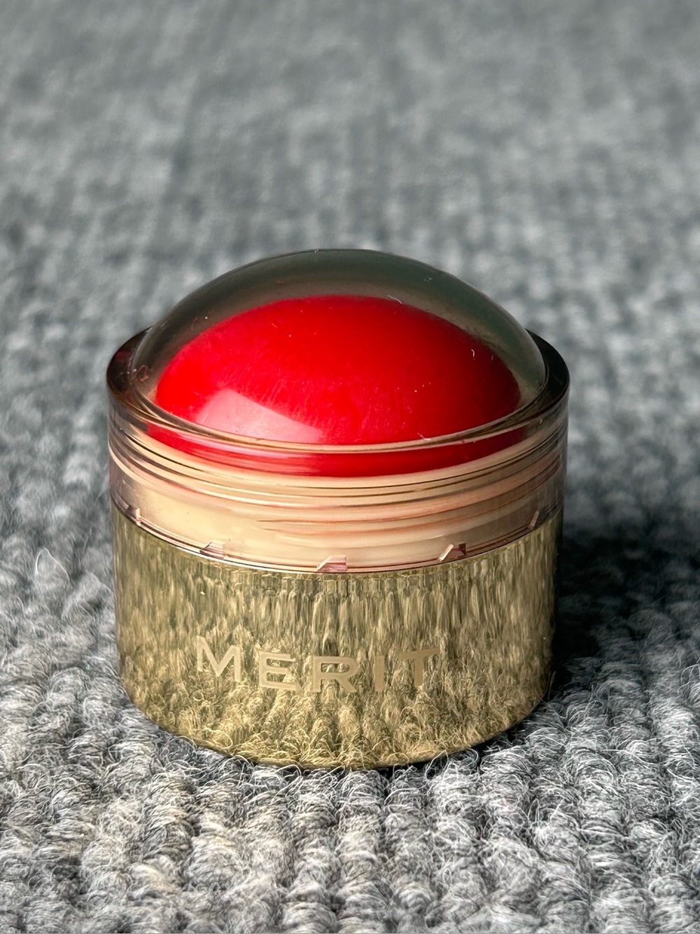 Merit Flush Balm in ROUGE .16oz 4.5g Deluxe Size NEW Cheek Blush